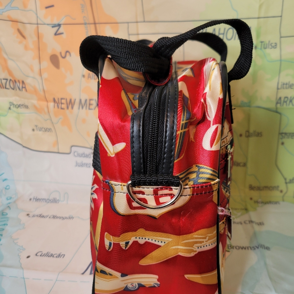 Sydney To Go Campy Red and Yellow Travel Bag - Picture 7 of 13